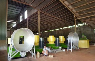 چین straw bales pellet line, complete pellet production line project with 1T/H~5T/H capacity تامین کننده